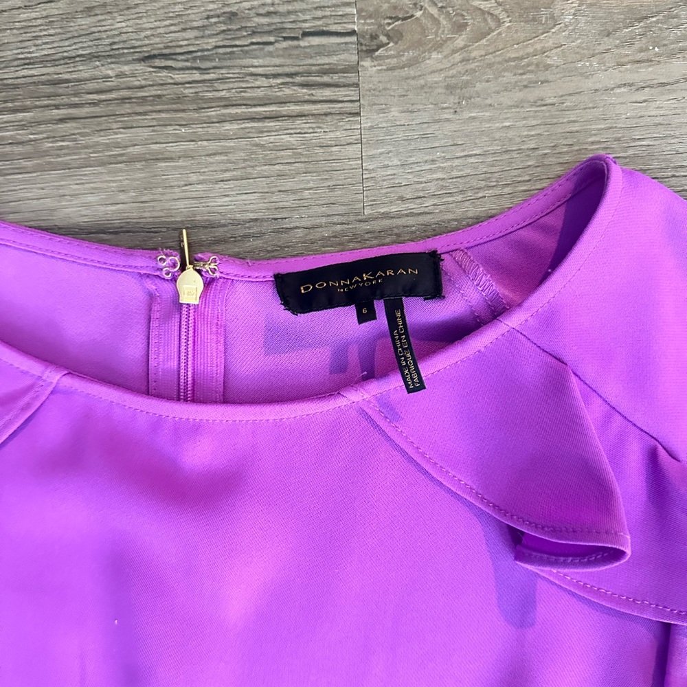 Donna Karan Vibrant Purple Top